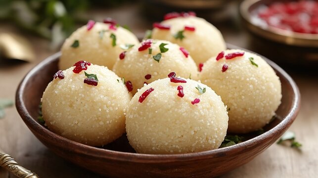 White Chola Laddu